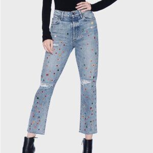 NWOT Alice and a Olivia Girlfriend Grommet Jeans size 26